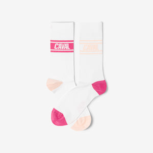 Socks - Pink & Orange - Light