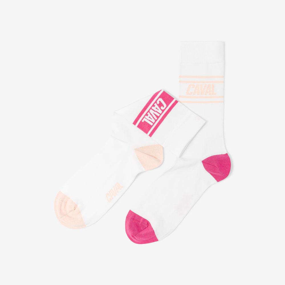 Socks - Pink & Orange - Light