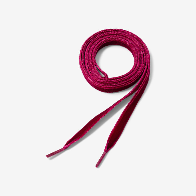 Lacets - Velvet - Grenat