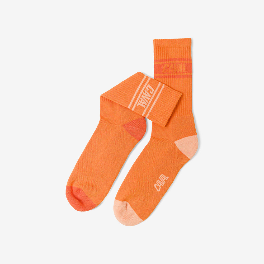 Socks - Orange - Sporty